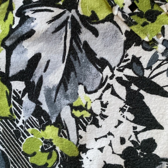 ALFRED DUNNER Blouse Floral Print 3/4 Sleeve Embellished Top - Picture 5 of 9